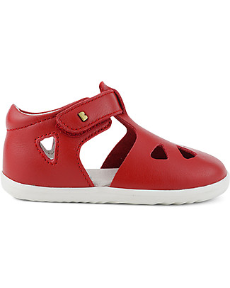 Bobux Sandalo Step-Up Zap - Rosso - Flessibile per i Primi Passi! Scarpe_