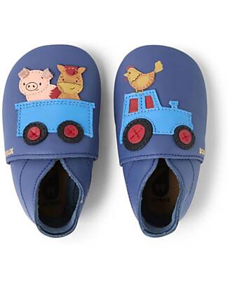 Bobux Sarpina Soft Sole - Rusty Ride - Blu Indaco - La cosa Migliore dopo i Piedi Scalzi! Scarpine Soft Sole
