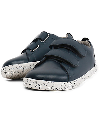 Bobux Scarpa Kid Grass Court, Blu Navy - Waterproof! Scarpe