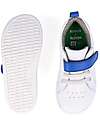 Bobux Scarpa Sportiva I Walk Pace - Optical White e Blu Navy - Camminatori Esperti Scarpe