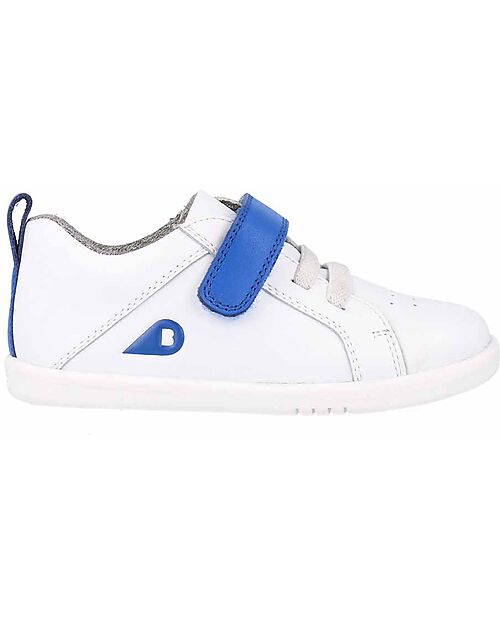 Bobux Scarpa Sportiva I Walk Pace - Optical White e Gentian Blue - Camminatori Esperti Scarpe