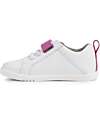 Bobux Scarpa Sportiva I Walk Pace - Optical White e Orchidea - Camminatori Esperti Scarpe