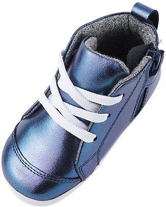 Bobux Scarpina I Walk Alley-Oop - Navy - Metallic Scarpe_