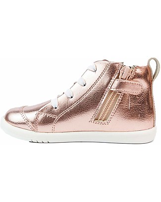 Bobux Scarpina I Walk Alley-Oop - Rosa Dorato - Metallic Scarpe_