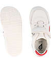 Bobux Scarpina I Walk Comet - Bianco e Rosso - Camminatori Esperti Scarpe