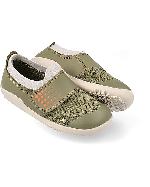 Bobux Scarpina I Walk Dimension III - Burnt Olive e Fog - Camminatori Esperti Scarpe