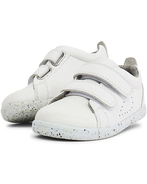 Bobux Scarpina I Walk Grass Court - Bianco  - Camminatori Esperti Sneakers