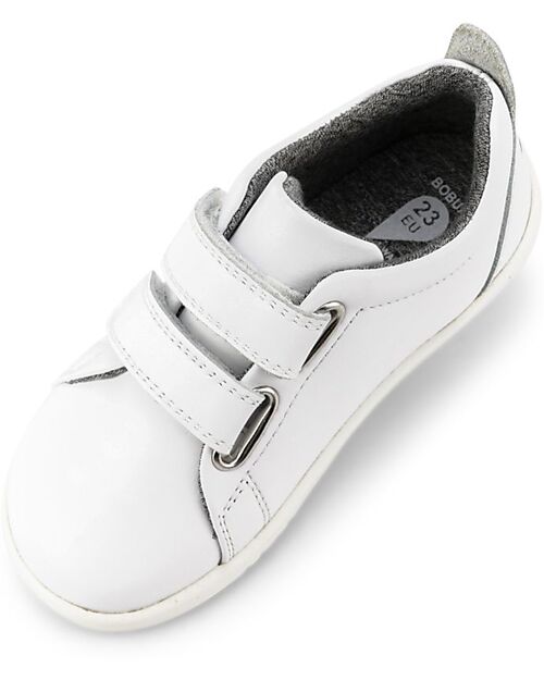 Bobux Scarpina I Walk Grass Court - Optical White - Camminatori Esperti Scarpe