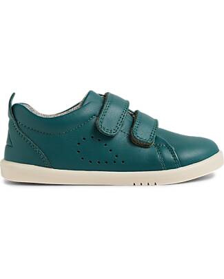 Bobux Scarpina I Walk Grass Court - Rainforest - in Pelle - Camminatori Esperti Scarpe