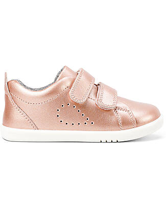 Bobux Scarpina I Walk Grass Court - Rosa Dorato - Camminatori Esperti Sneakers