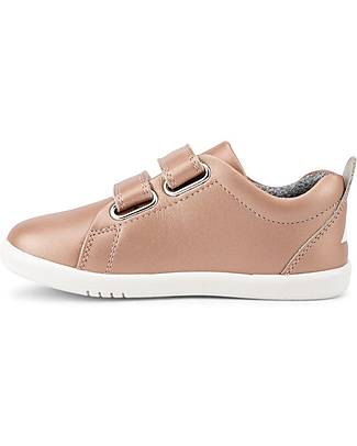 Bobux Scarpina I Walk Grass Court - Rose - Suola Super Flessibile Scarpe