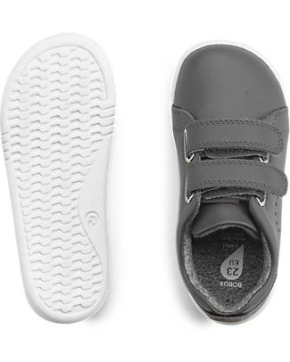 Bobux Scarpina I Walk Grass Court - Smoke - Suola Super Flessibile Scarpe