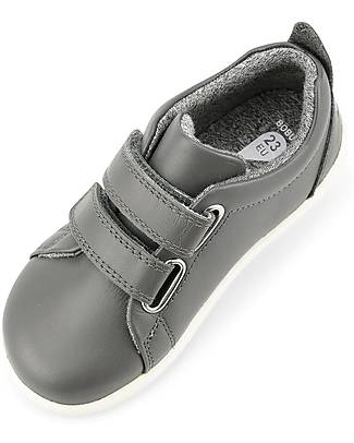 Bobux Scarpina I Walk Grass Court - Smoke - Suola Super Flessibile Scarpe