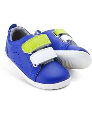 Bobux Scarpina I-Walk Grass Court Switch - Mirtillo - Strap Multicolor Intercambiabili! Scarpe