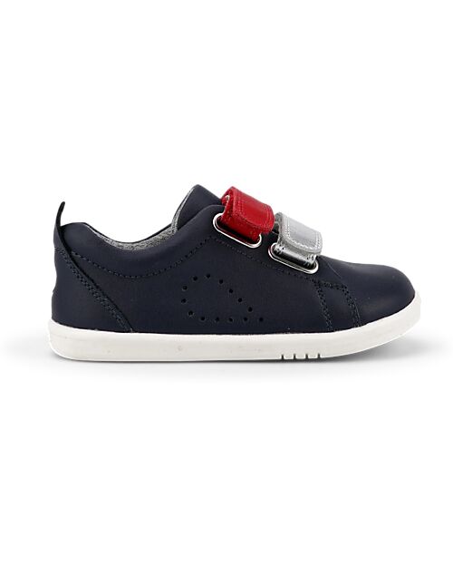 Bobux Scarpina I Walk Grass Court Switch - Navy - Camminatori Esperti Sneakers