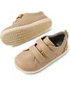 Bobux Scarpina I Walk Grass Court - Warm Taupe - in Pelle - Camminatori Esperti Scarpe