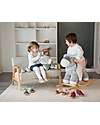 Bobux Scarpina I Walk Indie - Dusk Seaside - Cotone Organico - Pantofole Perfette in Casa o all'Asilo! Pantofole