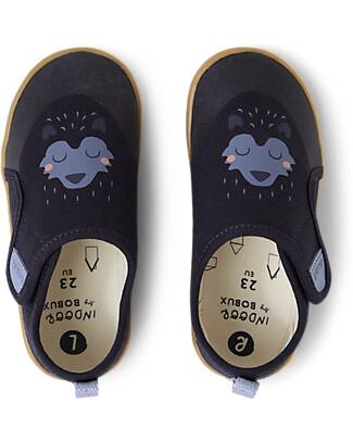 Bobux Scarpina I Walk Nook Indoor - Gufo - Blu Navy - Perfette in Casa o all'Asilo Pantofole