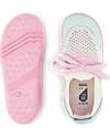 Bobux Scarpina I Walk Play Knit - Azzurro/Bianco - Camminatori Esperti Scarpe