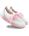Bobux Scarpina I Walk Play Knit - Azzurro/Bianco - Camminatori Esperti Scarpe