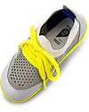 Bobux Scarpina I Walk Play Knit - Grigio/Bianco - Camminatori Esperti Scarpe