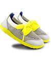 Bobux Scarpina I Walk Play Knit - Grigio/Bianco - Camminatori Esperti Scarpe