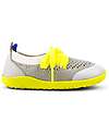 Bobux Scarpina I Walk Play Knit - Grigio/Bianco - Camminatori Esperti Scarpe