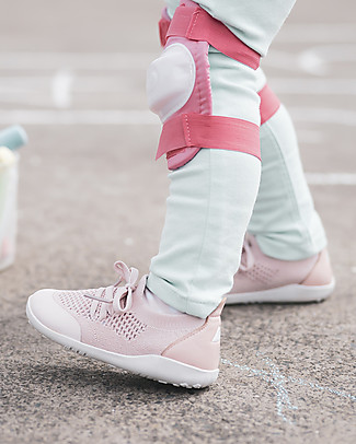 Bobux Scarpina I-Walk Play Knit - Rosa Conchiglia - Morbido Tessuto Elastico! Scarpe