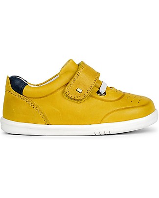 Bobux Scarpina I-Walk Ryder - Chartreuse/Blu - Suola super flessibile! Scarpe