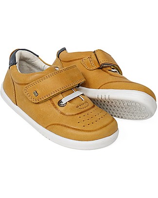 Bobux Scarpina I-Walk Ryder - Chartreuse/Blu - Suola super flessibile! Scarpe