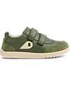 Bobux Scarpina Kid Plus Champ II - Bronze Green - Pelle Premium - Camminatori Esperti Scarpe