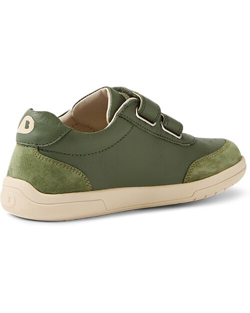 Bobux Scarpina Kid Plus Champ II - Bronze Green - Pelle Premium - Camminatori Esperti Scarpe