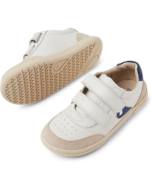 Bobux Scarpina Kid Plus Champ II - Gentian Blue - Pelle Premium - Camminatori Esperti Scarpe