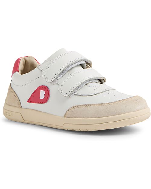 Bobux Scarpina Kid Plus Champ II - Radiant Raspberry - Pelle Premium - Camminatori Esperti Scarpe