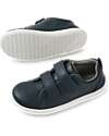 Bobux Scarpina Kid Plus Grass Court II - Blu Navy - Pelle Premium - Camminatori Esperti Scarpe