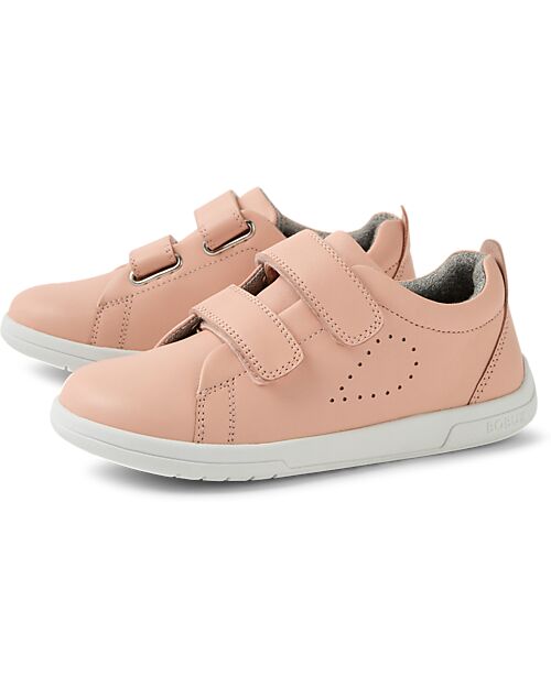 Bobux Scarpina Kid Plus Grass Court II - Seashell - Pelle Premium - Camminatori Esperti Scarpe