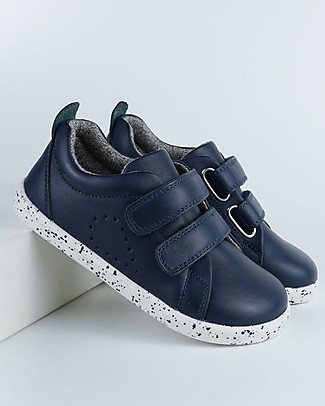 Bobux Scarpina Kid Plus Grass Court - Navi - Suola Imbottita e Flessibile! Scarpe_