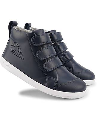 Bobux Scarpina Kid Plus Hi Court - Navy - Suola Imbottita e Flessibile Scarpe