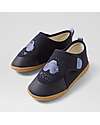 Bobux Scarpina Kid Plus Nook Indoor - Gufo - Blu Navy - Perfette in Casa o all'Asilo Pantofole