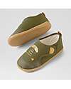Bobux Scarpina Kid Plus Pure Nook Indoor - Gatto - Dried Herb - Perfette in Casa o all'Asilo Pantofole