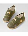 Bobux Scarpina Kid Plus Pure Nook Indoor - Gatto - Dried Herb - Perfette in Casa o all'Asilo Pantofole