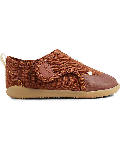 Bobux Scarpina Kid Plus Pure Nook Indoor - Orsetto - Mocha - Perfette in Casa o all'Asilo Pantofole