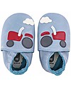 Bobux Scarpina Soft Sole - Ardesia con Trattore - La cosa migliore dopo i piedi scalzi! Scarpine Soft Sole
