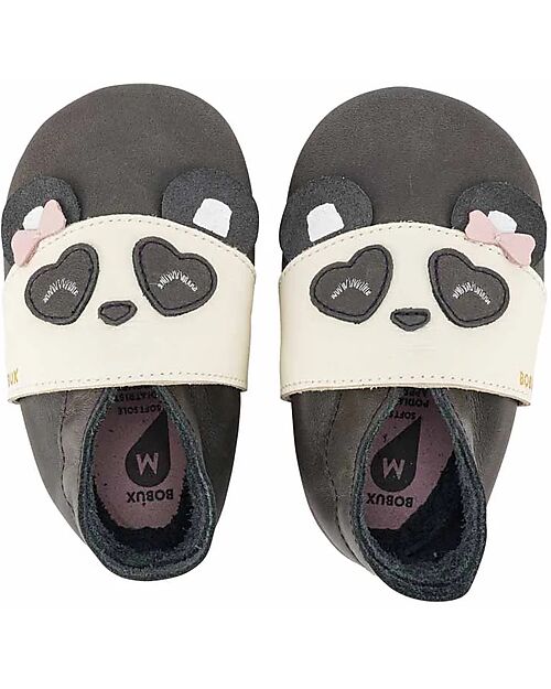 Bobux Scarpina Soft Sole - Bam-Bow - Carbone - La cosa Migliore dopo i Piedi Scalzi! Scarpine Soft Sole