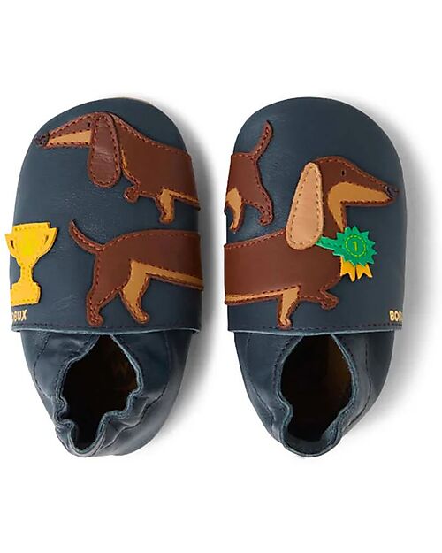Bobux Scarpina Soft Sole - Bassotti - Blu Navy - La cosa Migliore dopo i Piedi Scalzi! Scarpine Soft Sole
