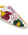Bobux Scarpina Soft Sole - Bianco con Fantasia Floreale - La cosa migliore dopo i piedi scalzi! Scarpine Soft Sole