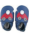 Bobux Scarpina Soft Sole - Blu Navy con Corridore - La cosa migliore dopo i piedi scalzi! Scarpine Soft Sole