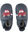 Bobux Scarpina Soft Sole, Blu Navy con Macchina - La cosa migliore dopo i piedi scalzi! Scarpine Soft Sole