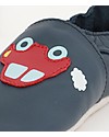Bobux Scarpina Soft Sole, Blu Navy con Macchina - La cosa migliore dopo i piedi scalzi! Scarpine Soft Sole