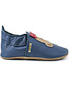 Bobux Scarpina Soft Sole - Blu Navy con Orso delle Feste - La cosa migliore dopo i piedi scalzi! Scarpine Soft Sole